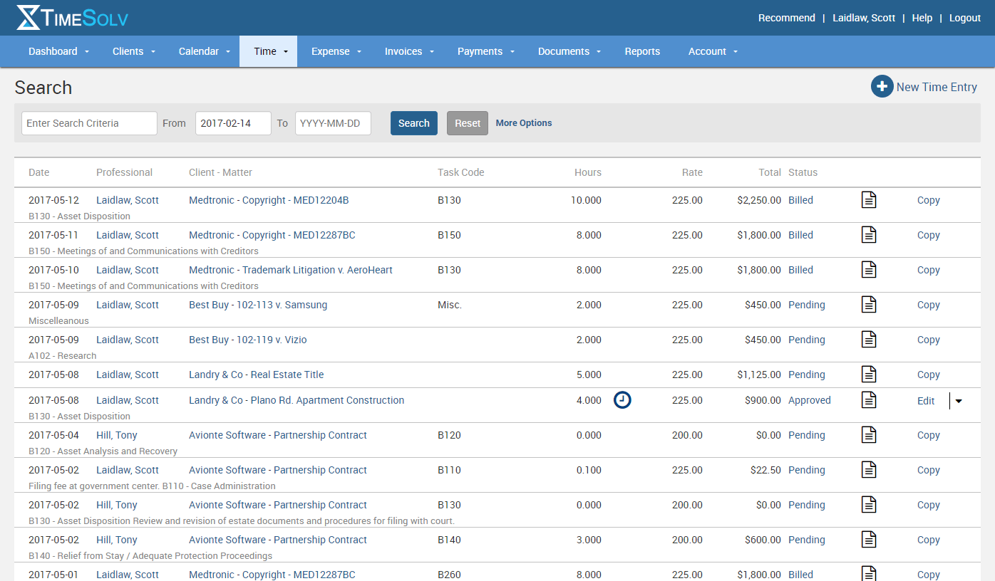 TimeSolv Legal Software