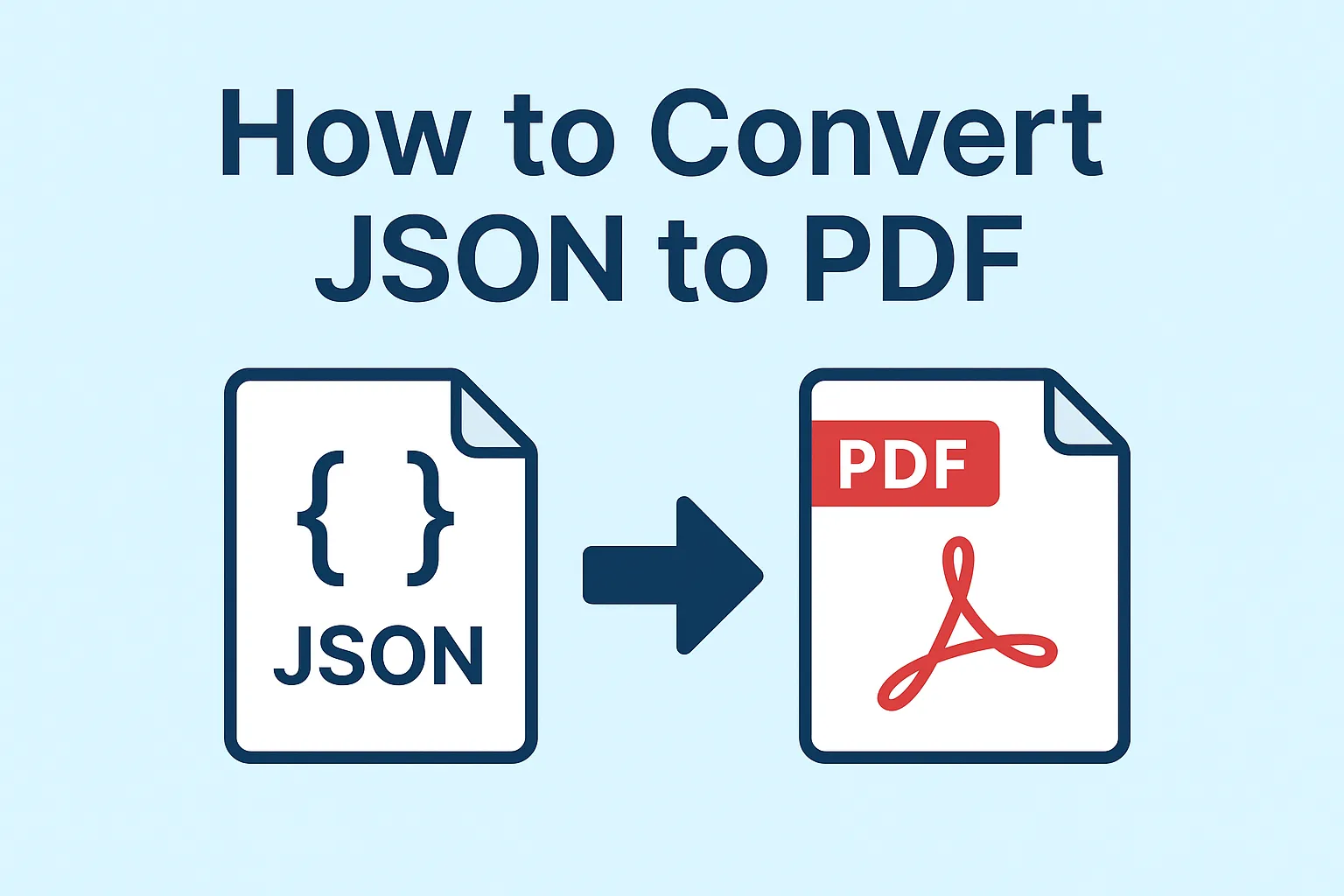 How to Convert JSON to PDF